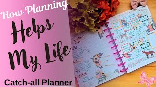 How Planning Helps My Life | Catch-all Planner Parenting Layout 