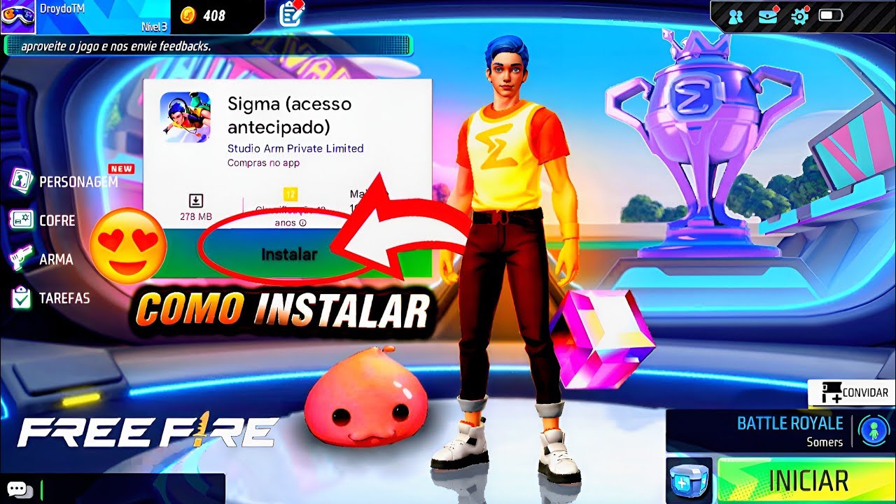 Sigma Battle Royale: Novo jogo da Play Store é uma “versão lite