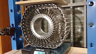 HTR Lunar Wheel under compression