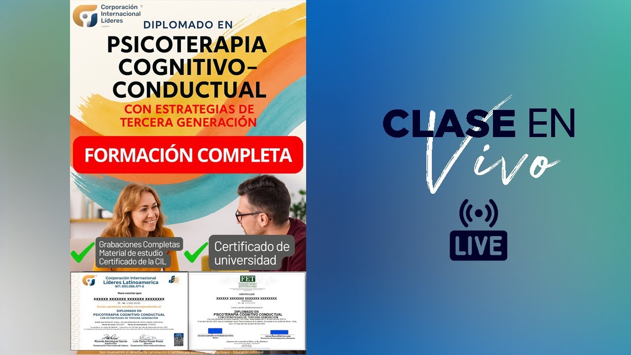 Clase 3 Lanz 1: Psicoterapia Cognitivo - Conductual con estrategias de Tercera Generación (03-12-25)