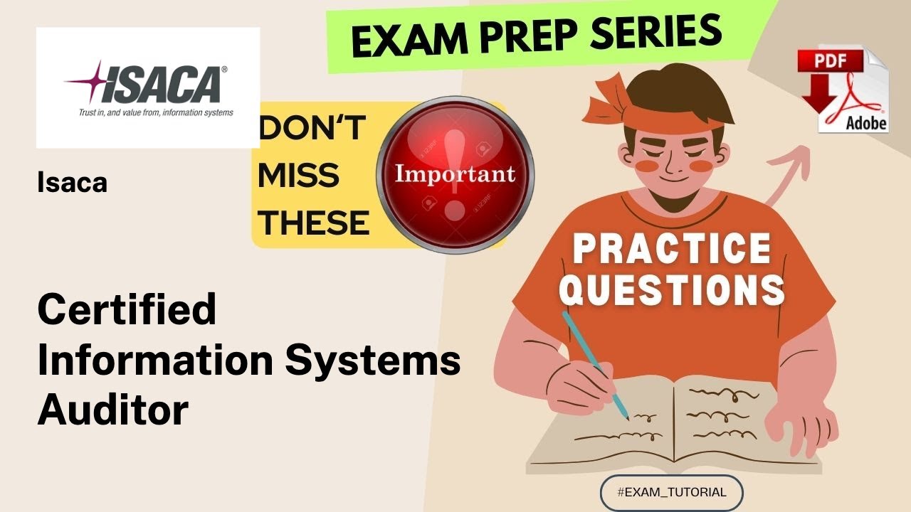 CISA Exam Tutorial🔥IMPORTANT TOPICS🔥| Certified Information Systems Auditor ISACA | Tips & Tricks