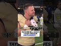 Taysom Hill gives Tyler Shough his flowers 🙌 #nfl #saints