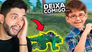 NÃO ACREDITEI?!? ESSE INSCRITO CRIANÇA ME CARREGOU NO FREE FIRE!