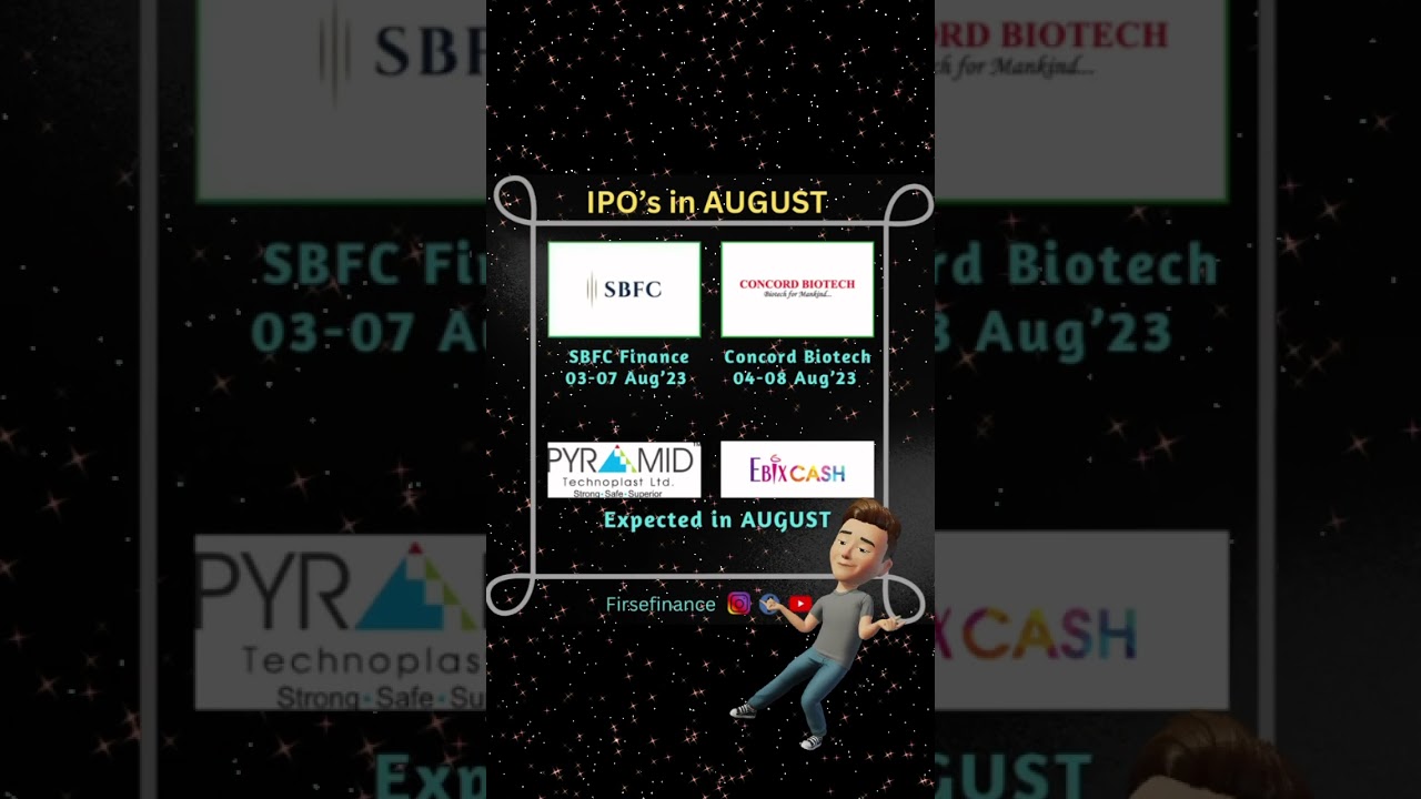 IPO’s in August #finance #stockmarket #trending #stock