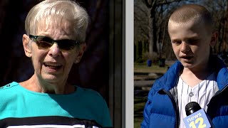 8-year-old reaches out to elderly in quarantine – On A Positive Note
