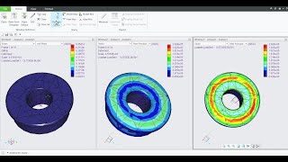 #stress and #strain analysis on the plastic part, Strain #Analysis in creo, Subcribe, Like & share