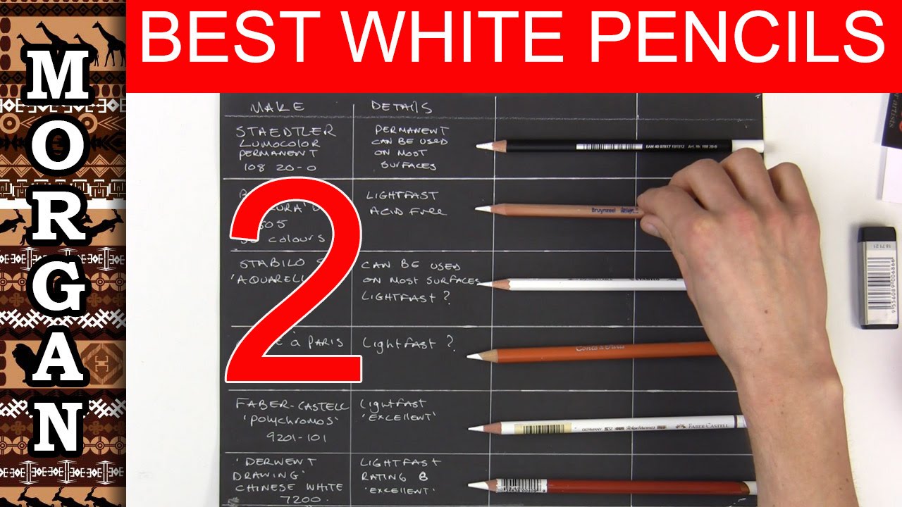 BEST WHITE Colored Pencil [CRAYOLA Beat Polychromos?] 