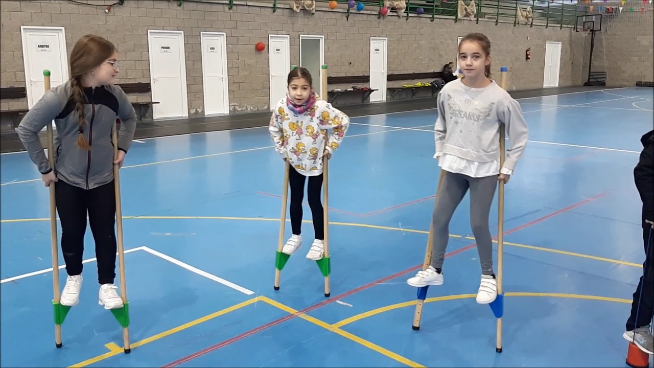 Unidad Didáctica Zancos 2019 CEIP Marcial Solana (Villaescusa) - YouTube