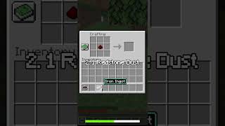 How to Make a Compass in Minecraft (Quick Craft) 🧭 #shorts