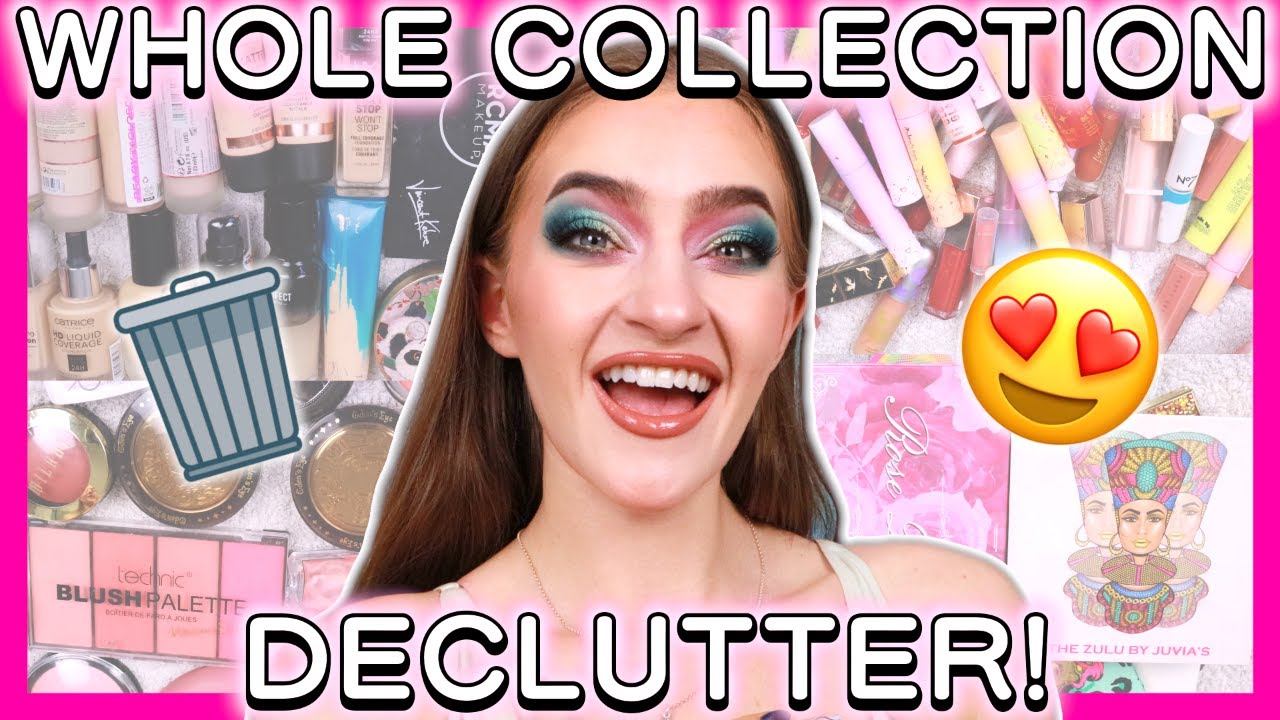 Whole Makeup Collection And Declutter! (2 hour master-cut!)