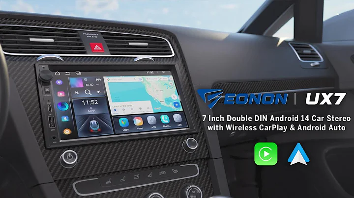 EONON UX7 | Best 7" Double Din Android 14 Car Stereo 2025| Apple CarPlay & Android Auto