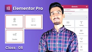 🔴Elementor Pro Icon Box , Icon List  & Counter Tutorial 2026 || Elementor Tutorial in Hindi  2026