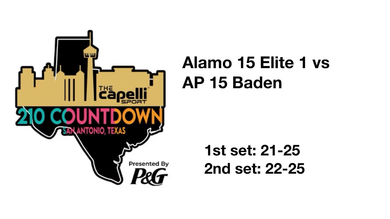 210 Countdown Classic: Alamo 15 Elite 1 vs AP 15 Baden 