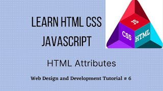 WT Wk 02 Video 02(HTML Attributes)