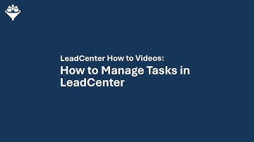 Financial Advisors: How to Manage Tasks in LeadCenter.AI