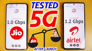 Tested Jio 5G Speed vs Airtel 5G Speed