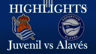 HIGHLIGHTS｜Juvenil (Real Sociedad sub19 A) vs Deportivo Alavés sub19｜División de Honor Jornada15