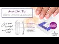 AcrylGel Tip - Francia köröm| Perfect Nails