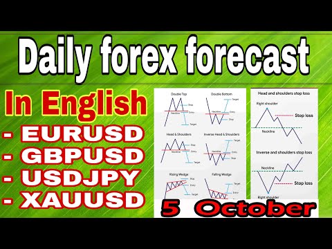 ( 5  october )  daily forex forecast    EURUSD / GBPUSD / USDJPY / GOLD | forex trading | English