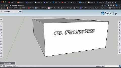 3D Text Tool in SketchUp