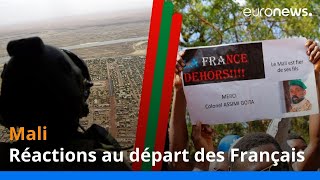 'On doit se prendre en main' : réaction de Maliens au départ des troupes françaises 'On doit se prendre en main' : réaction de Maliens au départ des troupes françaises
