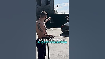 Tate reveals his new Bugatti collection after releasing from prison