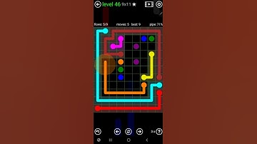 How To Solve Flow Free Rectangle Pack Level 46 9x11 Board Walk Through Solution Walkthrough