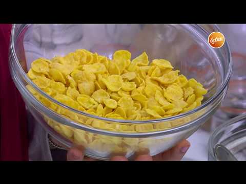 طريقة عمل كورن فليكس بالموز