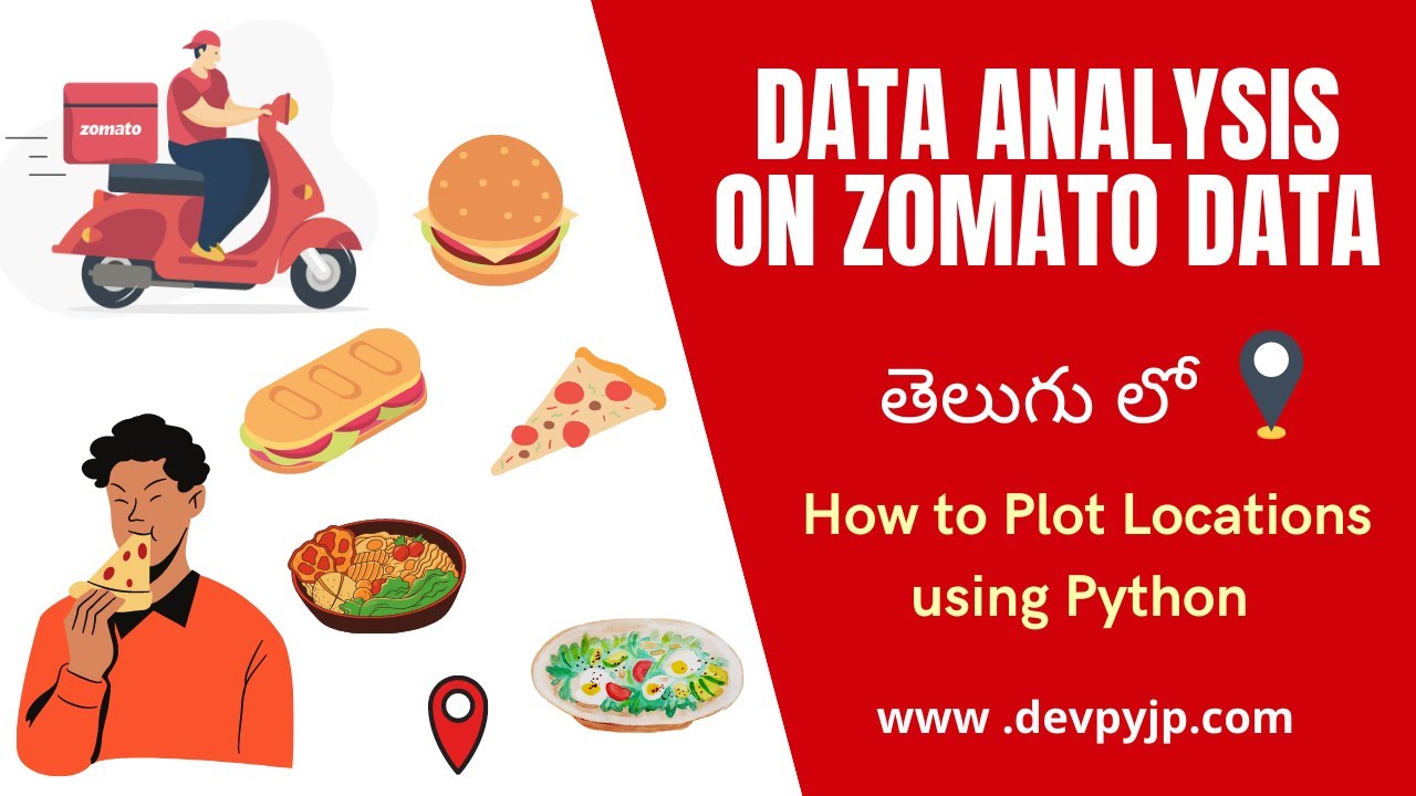 Data analysis on Zomato Dataset with Python | How to plot locations ...