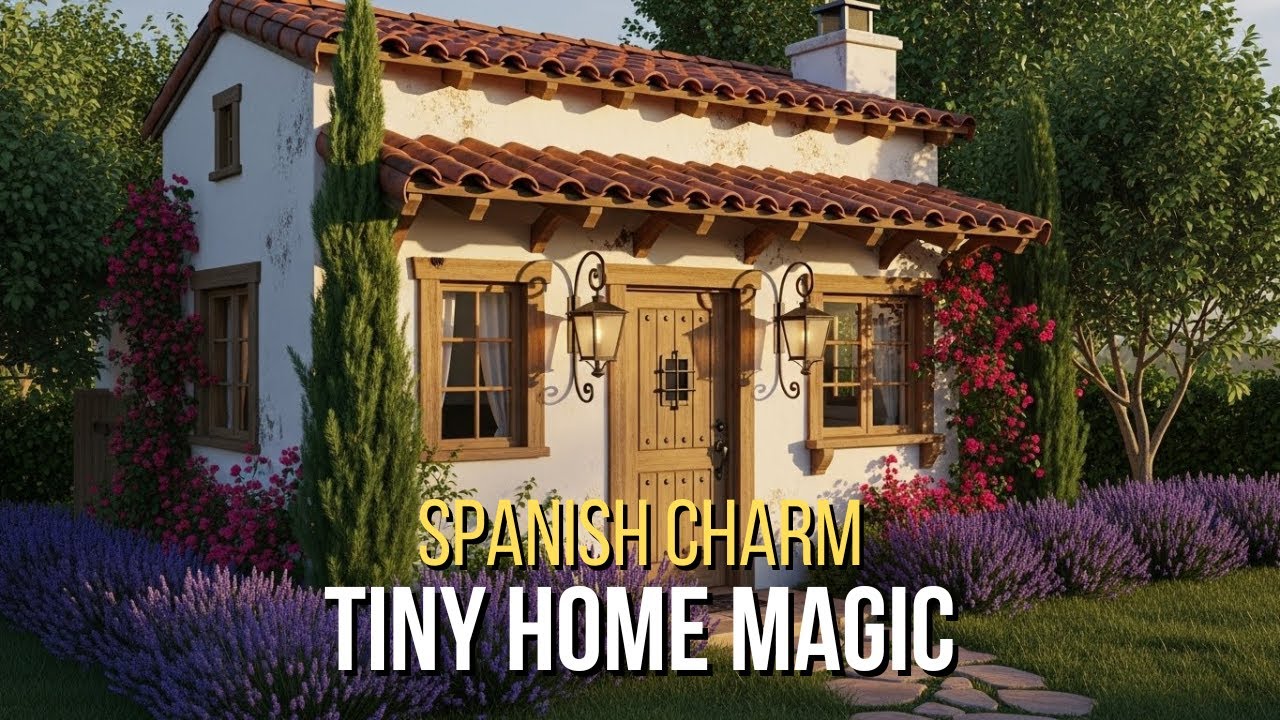Charming Spanish Tiny Home | Restoring the Beauty of Old-World Architecture