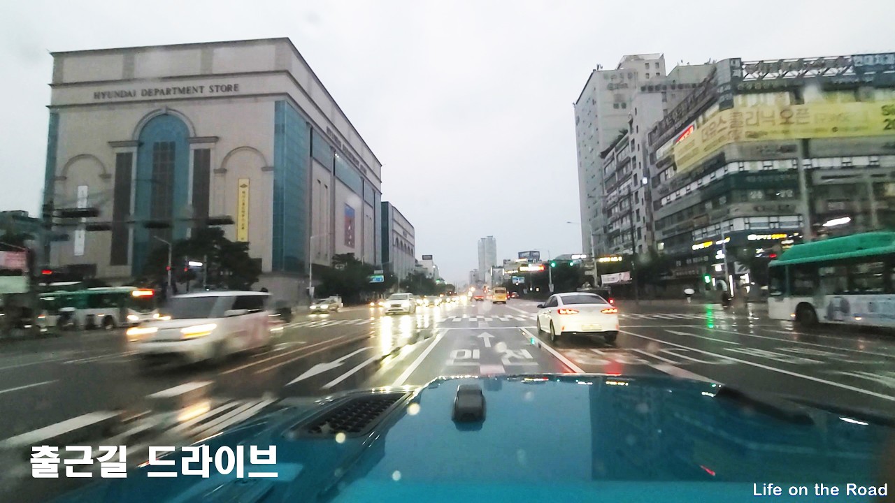 출근길 드라이브 / Morning Drive to Work / 4K