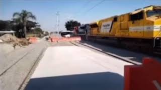 Ferromex Train Hits Bus In Mexico