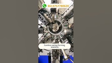 Camless spring forming machine #machine