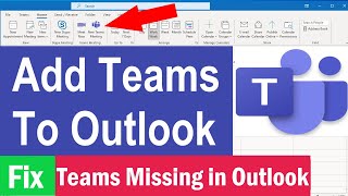 Teams Meeting Button Missing in Outlook | How To Add Microsoft Teams To Outlook |#TeamsMeetingAdd-in screenshot 5