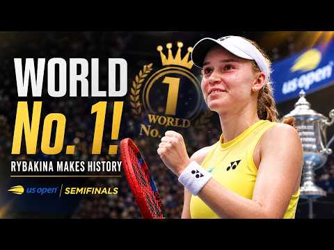 Video Elena Rybakina Is the NEW World No. 1 After Stunning US Open Comeback