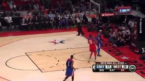 Dwight Howard drains the three-pointer in 2013 All Star game