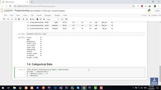 4- Preprocessing Label Encoder