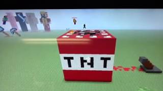 MINECRAFT EPIC TNT EXPLOSION with whiffyear6