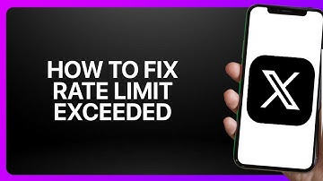 How To Fix “Rate Limit Exceeded” In X App Twitter 2025! Tutorial