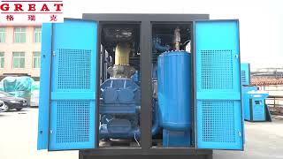 400 kw Two stage compression screw air compressor