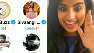 Sivaangi Today Space Live - Wonderful Voice