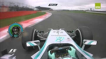 Formula 1 2014 - British Grand Prix Nico Rosberg OnBoard Pole Position Lap [HD] [FOM]