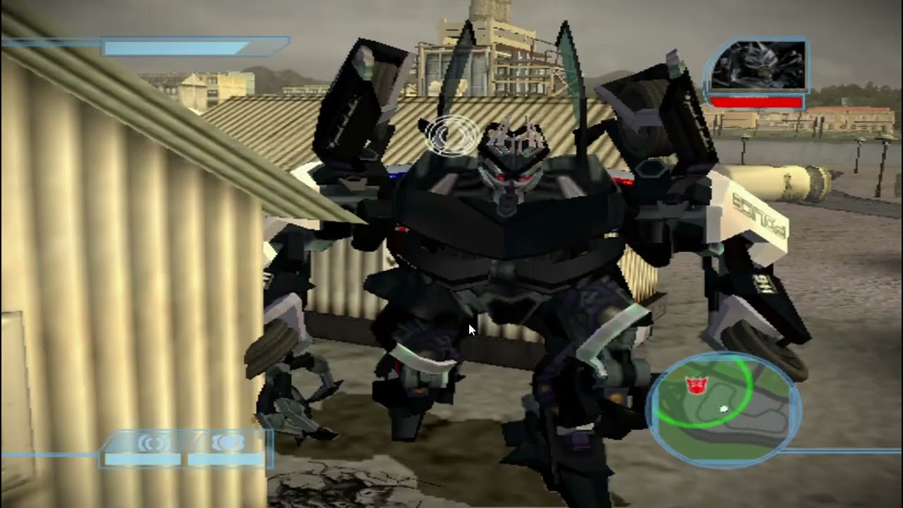 Transformers The Game (PS2) - Barricade vs. Himself (MOD)