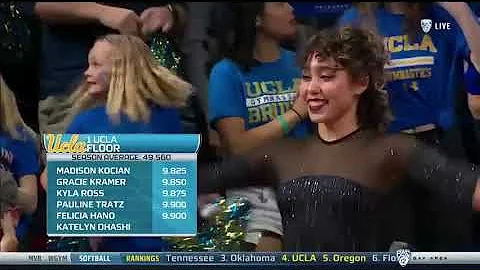 Katelyn Ohashi 2018 Floor at PAC-12 Championships ...