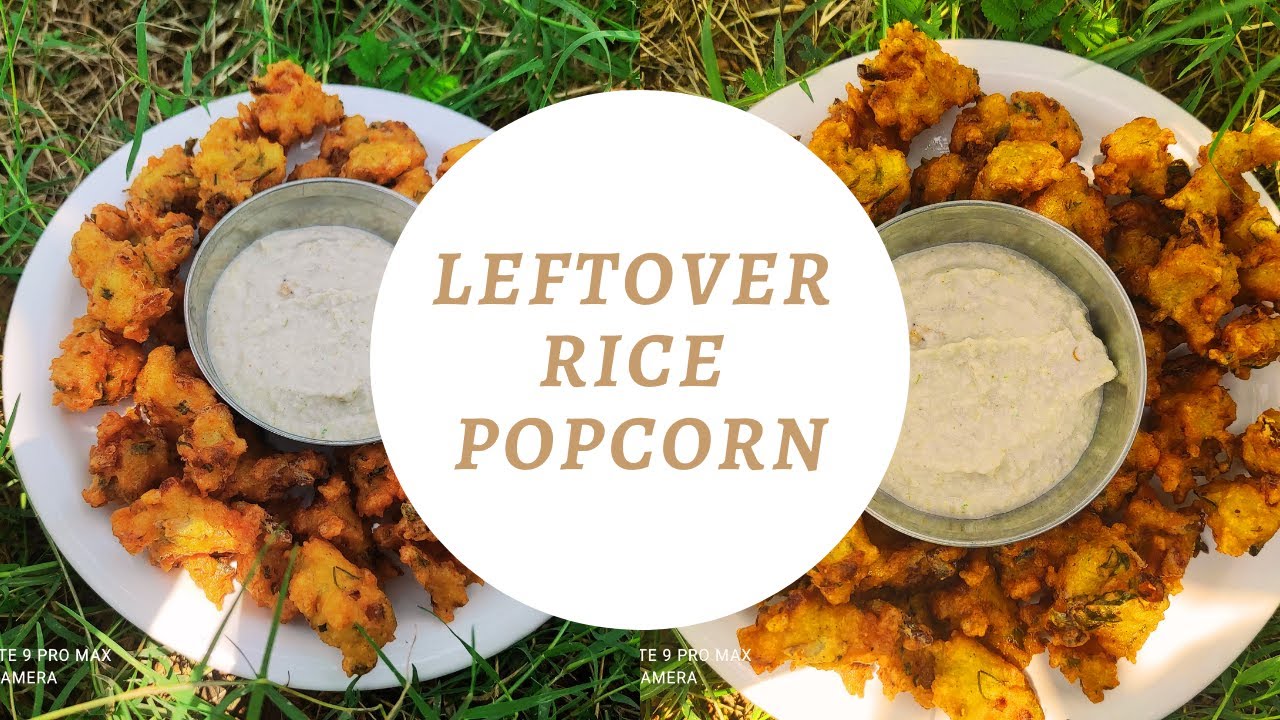 Rice Popcorn - Leftover Recipe - YouTube