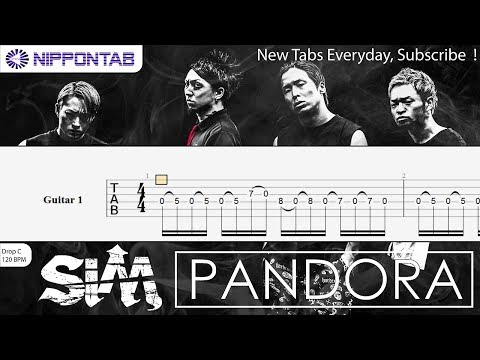 【Guitar TAB】 Pandora 〚SiM〛 ギター tab 譜