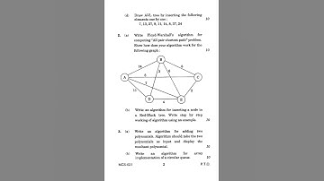 IGNOU |•| (MCS 21) Data and File Structure Question Paper|•|December 2014|•|Own Classroom