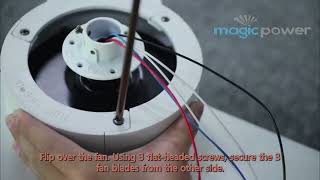Step-by-Step Installation: Ceiling Fan with 6-Speed Remote