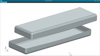 SIEMENS NX [Split Body,Shell,Offset Face,Rectangular Groove]