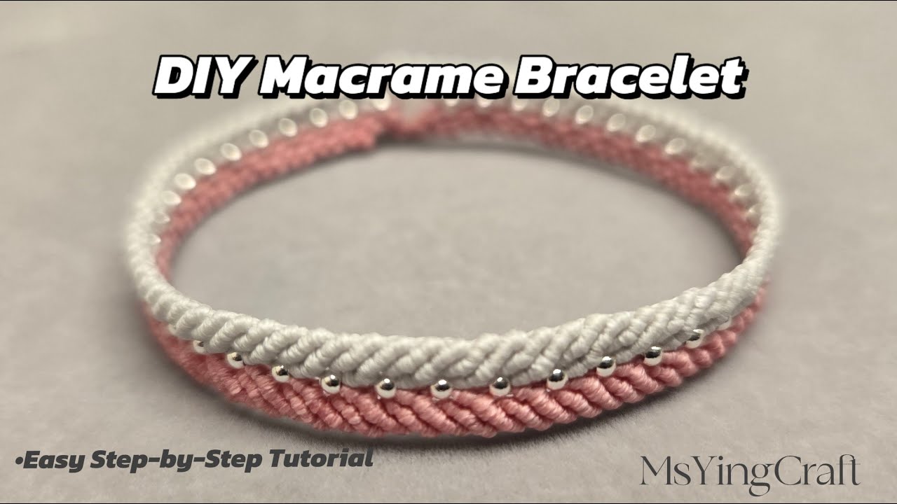 DIY Macrame Bracelet Tutorial | Slow, Step-by-Step & Detailed Tutorial ...